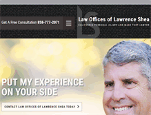 Tablet Screenshot of lawrenceshea.com